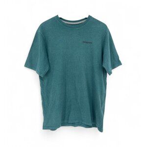 Patagonia Shirt Mens Medium Green Responsibilitee Outdoor Casual 21.5x28